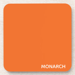 Posavasos Nombre de color de la naranja de mariposa monarca