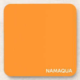 Posavasos Nombre de color naranja de Namaqua