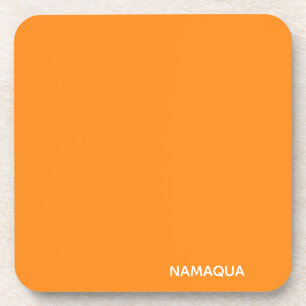 Posavasos Nombre de color naranja de Namaqua