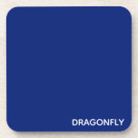 Posavasos Nombre del color azul de la libélula<br><div class="desc">Nombre del color azul de la libélula</div>