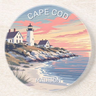 Posavasos Nombre personalizado Cabo Cod Massachusetts