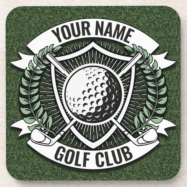 Posavasos NOMBRE personalizado Club de Golf Golf Club Turf C (Subido por el creador)