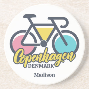 Posavasos Nombre personalizado Copenhague Dinamarca