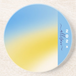 Posavasos nombre personalizado de fondo mágico