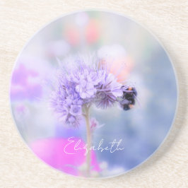 Posavasos Nombre personalizado de la pequeña abeja