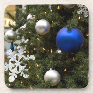 Posavasos Norteamérica. Decoraciones del navidad en árbol