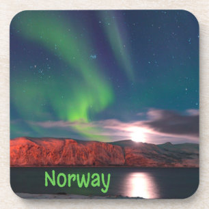 Posavasos Noruega Escandinava Luces del Norte Acantilados Ro