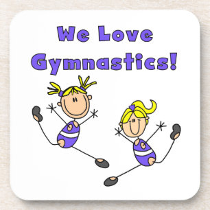 Posavasos Nos encanta la gimnasia