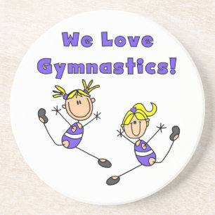 Posavasos Nos encanta la gimnasia