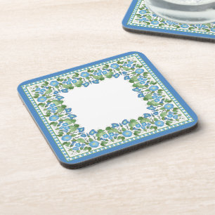 Posavasos Nostalgic Blue Morning Glory Set of Coasters