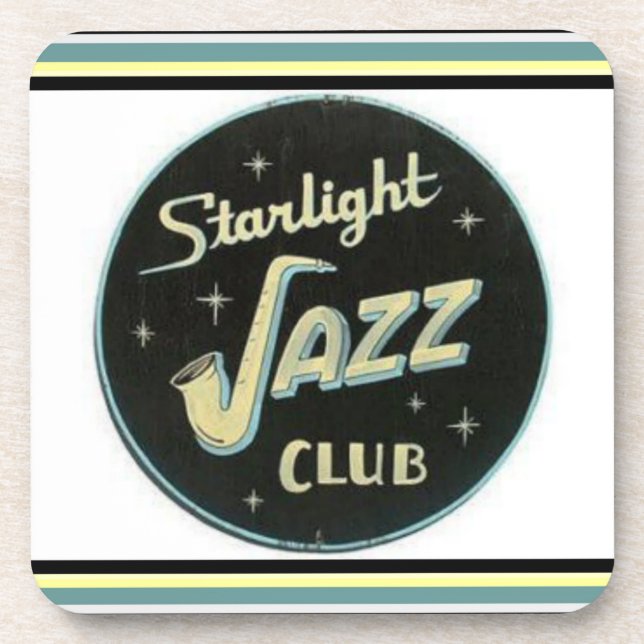 Posavasos Nostálgico "Starlight Jazz Club" Coaster Set (Frente)