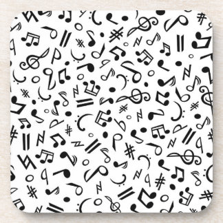 Posavasos notas de música