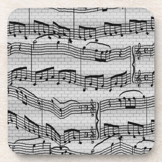 Posavasos Notas musicales (Frente)
