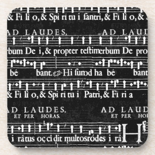 Posavasos notas musicales gruesas