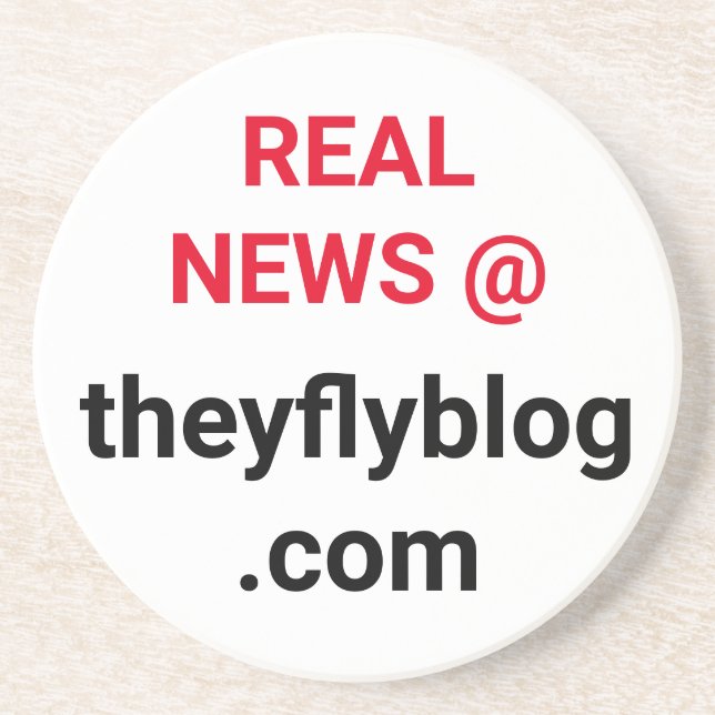 Posavasos Noticias reales en theyflyblog.com (Frente)