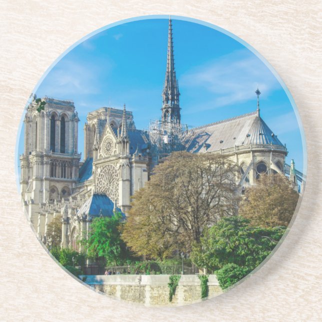 Posavasos Notre Dame de París en Francia (Frente)