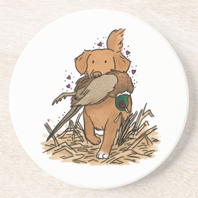 Posavasos Nova Scotia Duck Tolling Retriever (Frente)