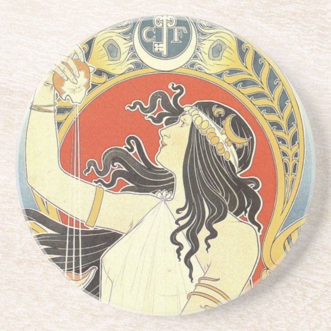 Posavasos Novedades de arte oriental amarga (Frente)