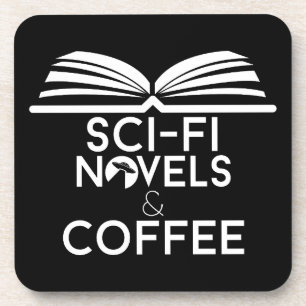 Posavasos Novelas de Ciencia Ficción y Café