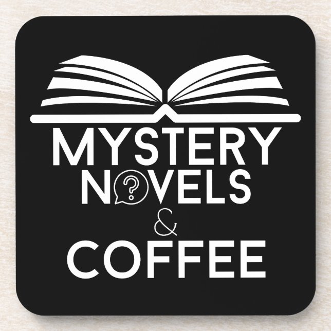Posavasos Novelas de Misterio y Café (Frente)