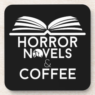 Posavasos Novelas de terror y café