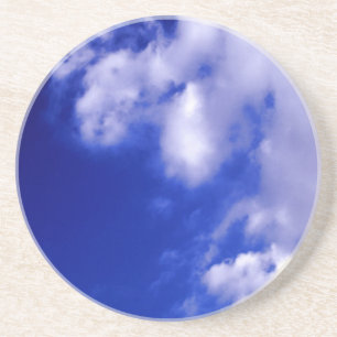 Posavasos Nubes azules y blancas