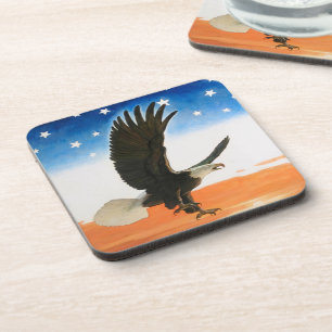 Posavasos Nuestro Emblema por Newell Convers Wyeth