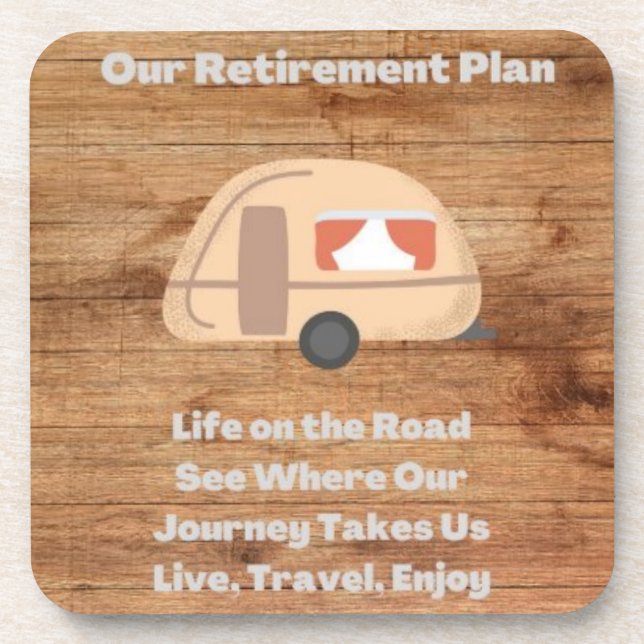 Posavasos Nuestro plan de retiro en un (Frente)