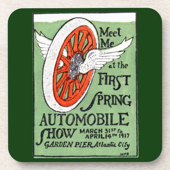 Posavasos Nueva Jersey Spring Auto Show 1917 (Frente)