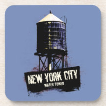 Nueva York City Water Tower Coaster Set