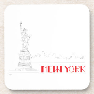 Posavasos Nueva York, Guay de la Estatua de la Libertad