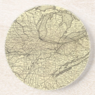 Posavasos Nueva York, Pennsylvania y Ohio Railroad