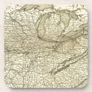 Posavasos Nueva York, Pennsylvania y Ohio Railroad