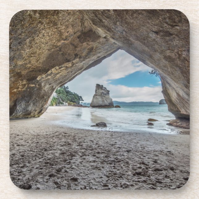 Posavasos Nueva Zelanda, Isla Norte, Península de Coromandel (Frente)