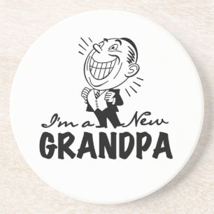 Posavasos Nuevos camisetas y regalos sonrientes del abuelo