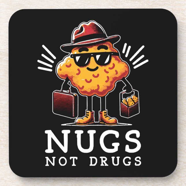 Posavasos Nuggets Crujientes No Drogas (Frente)