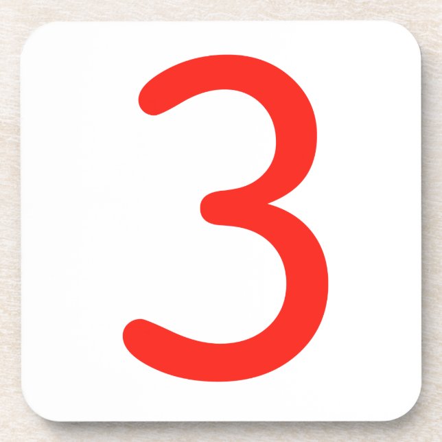 Posavasos Número 3 (Frente)