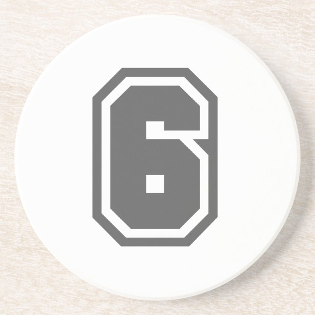 Posavasos Número 6 (Frente)