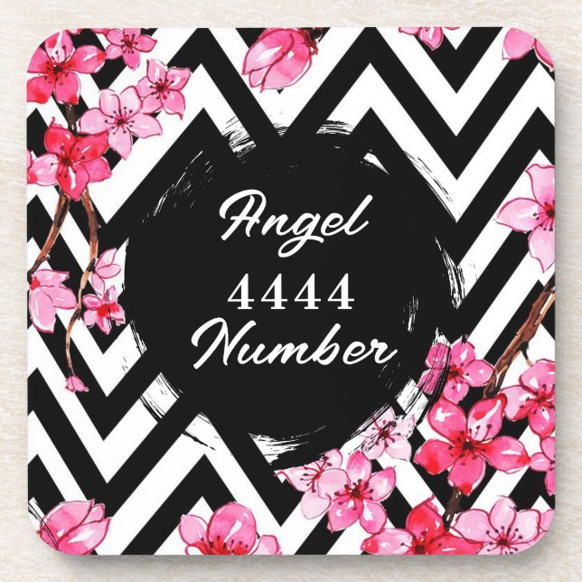 Posavasos Número de ángel "4444" (Frente)
