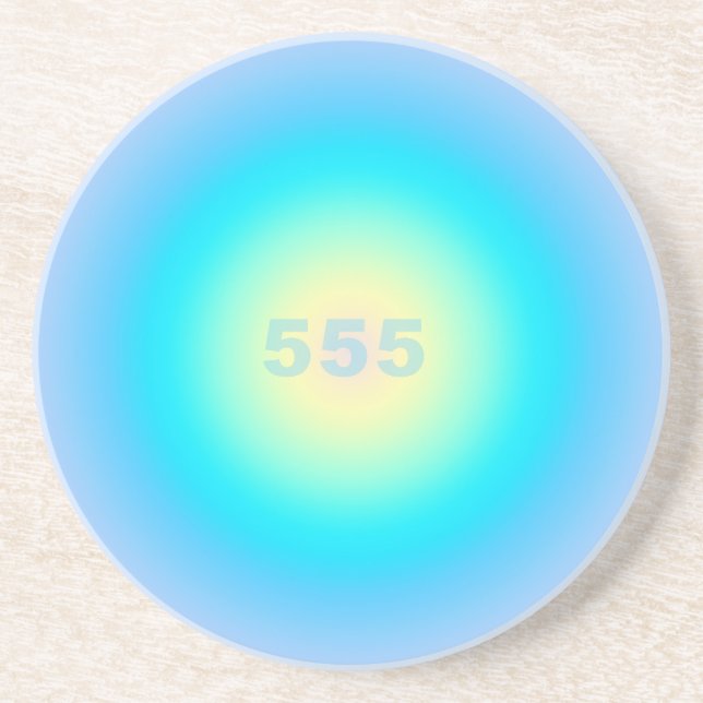 Posavasos Números Angel 555 - Nuevos comienzos (Frente)
