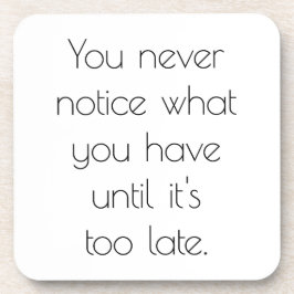 Posavasos Nunca Se Nota La Monstruación De Plástico Duro