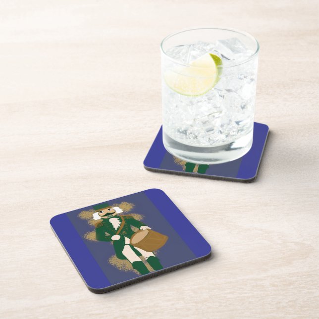 Posavasos Nutcracker Soldier Plastic Coasters Navy Blue (Lado Derecho)