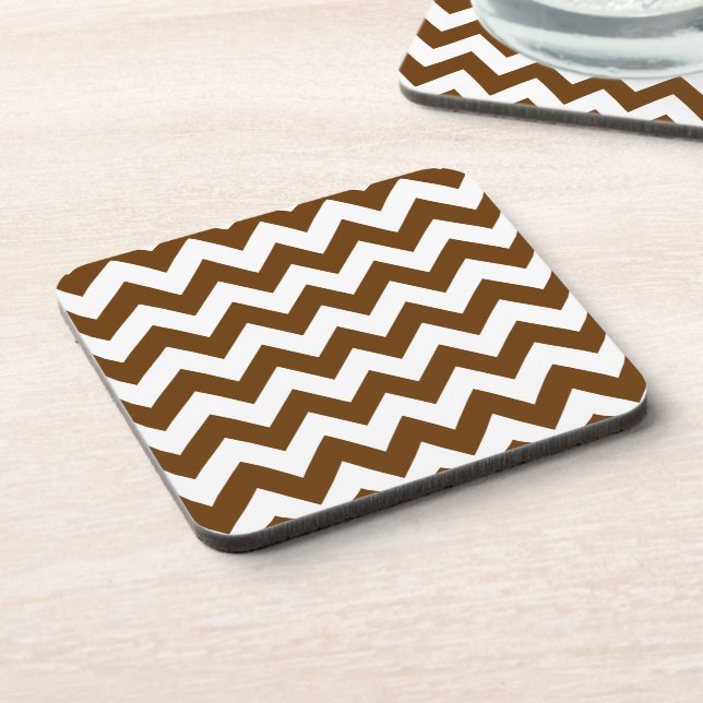 Posavasos Nutmeg Neutral Chevron (Lado Izquierdo)