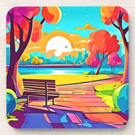 Posavasos Oasis Urbano Sunset Panorama