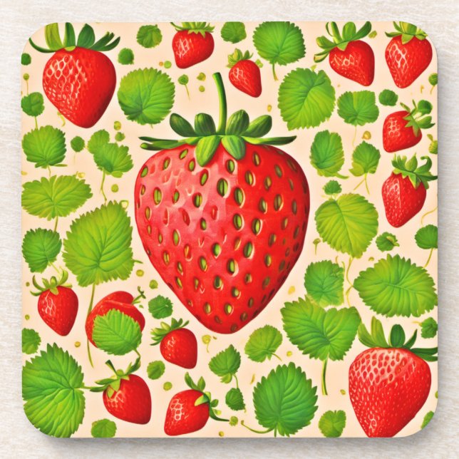Posavasos Obra artística de Strawberry Dadaist (Frente)