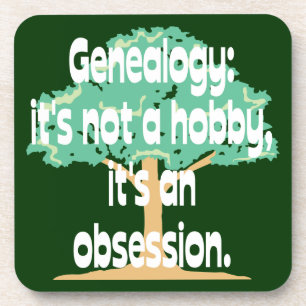 Posavasos Obsesión de la genealogía