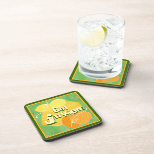 Posavasos Obtén Juiced Fruth Coaster Green Border