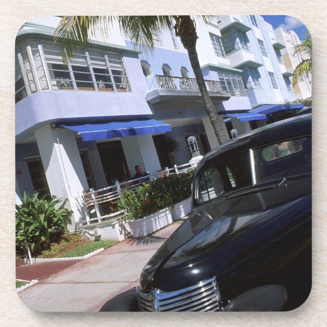 Posavasos Ocean Drive, Miami Beach Florida (Frente)