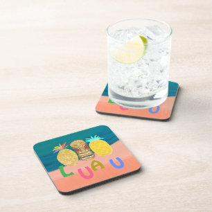 Posavasos Ocean Tiki Piña Luau