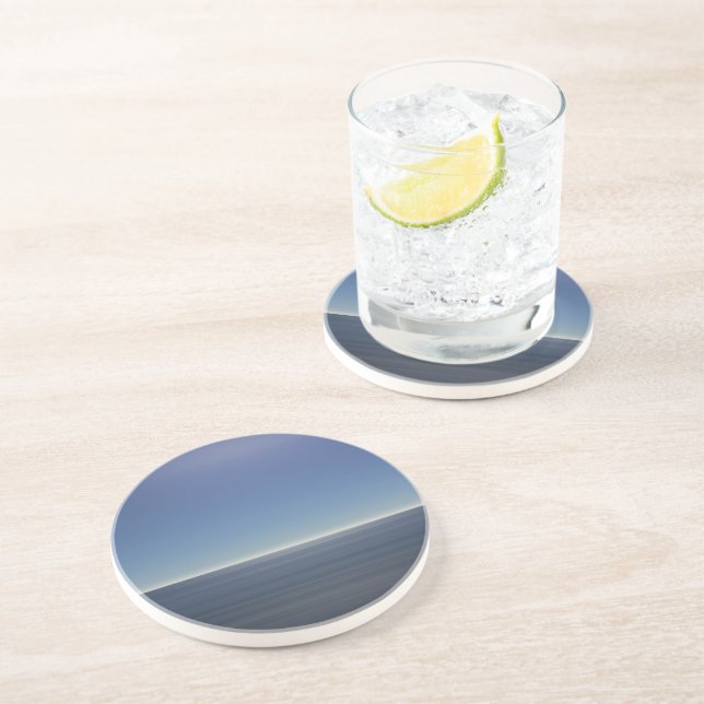 Posavasos Océano azul calmo (Lado)